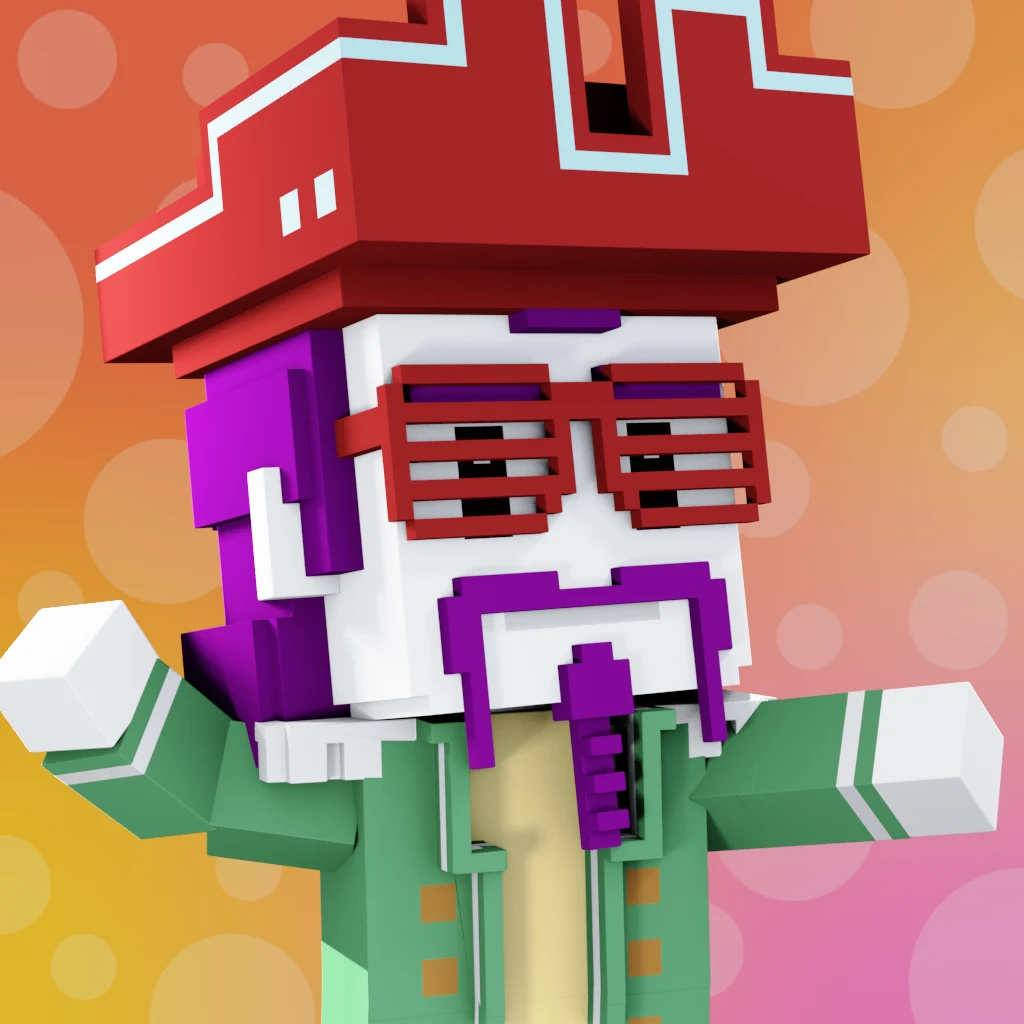 Pirate #5300 voxel render