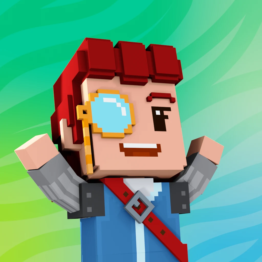 Pirate #5306 voxel render