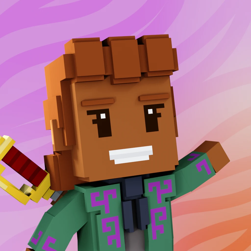 Pirate #5309 voxel render