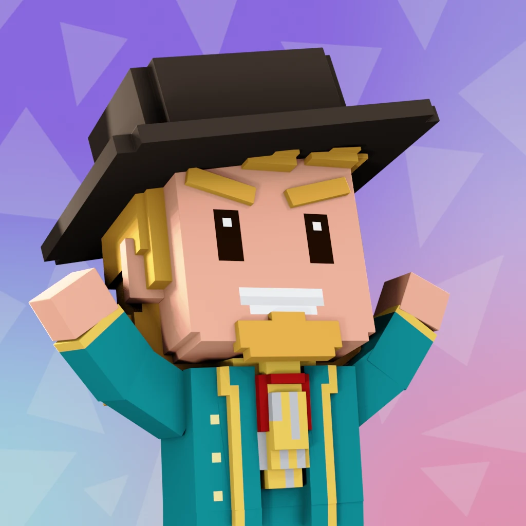 Pirate #531 voxel render
