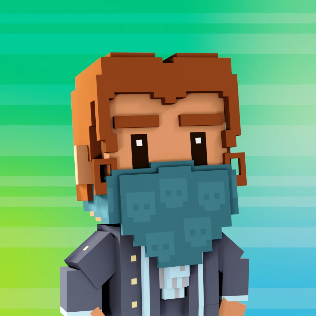 Pirate #5311 voxel render
