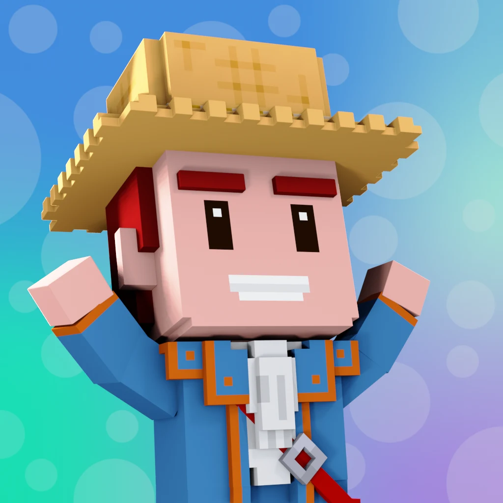 Pirate #5313 voxel render