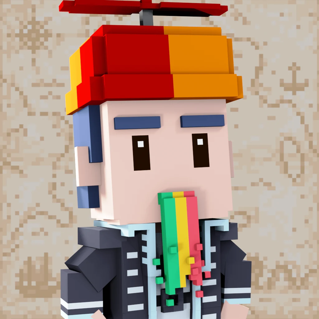 Pirate #5316 voxel render