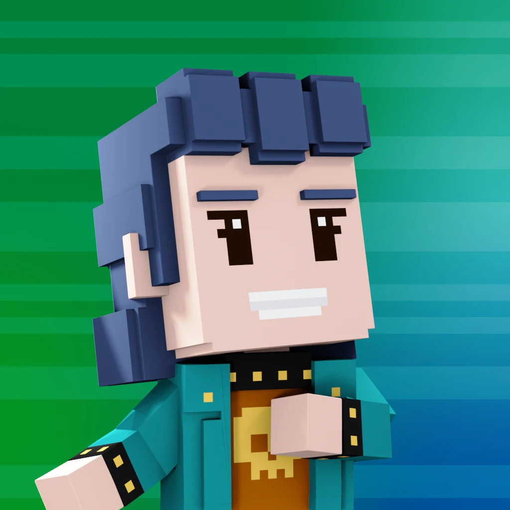 Pirate #5318 voxel render
