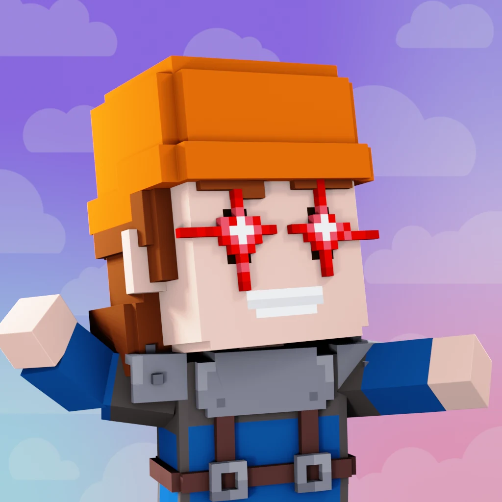 Pirate #5319 voxel render