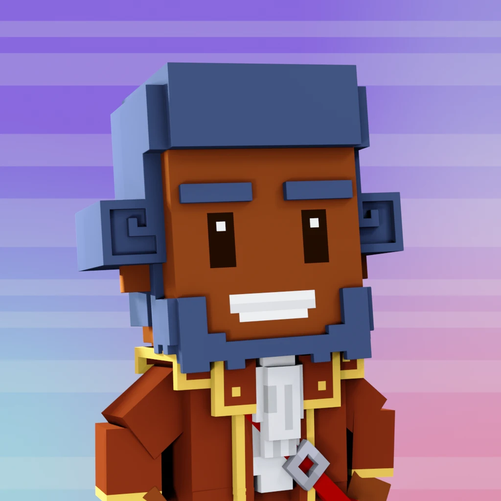 Pirate #5324 voxel render