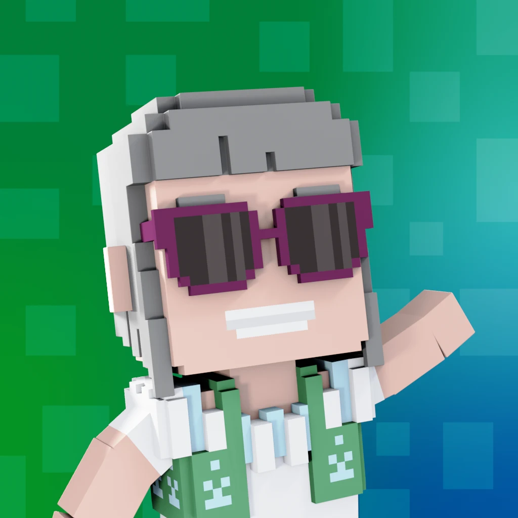 Pirate #5327 voxel render