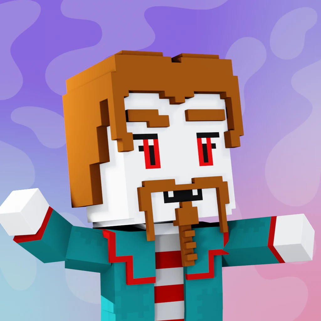 Pirate #533 voxel render