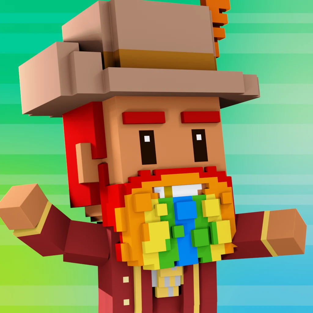 Pirate #5330 voxel render
