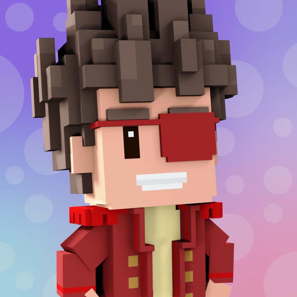 Pirate #5332 voxel render