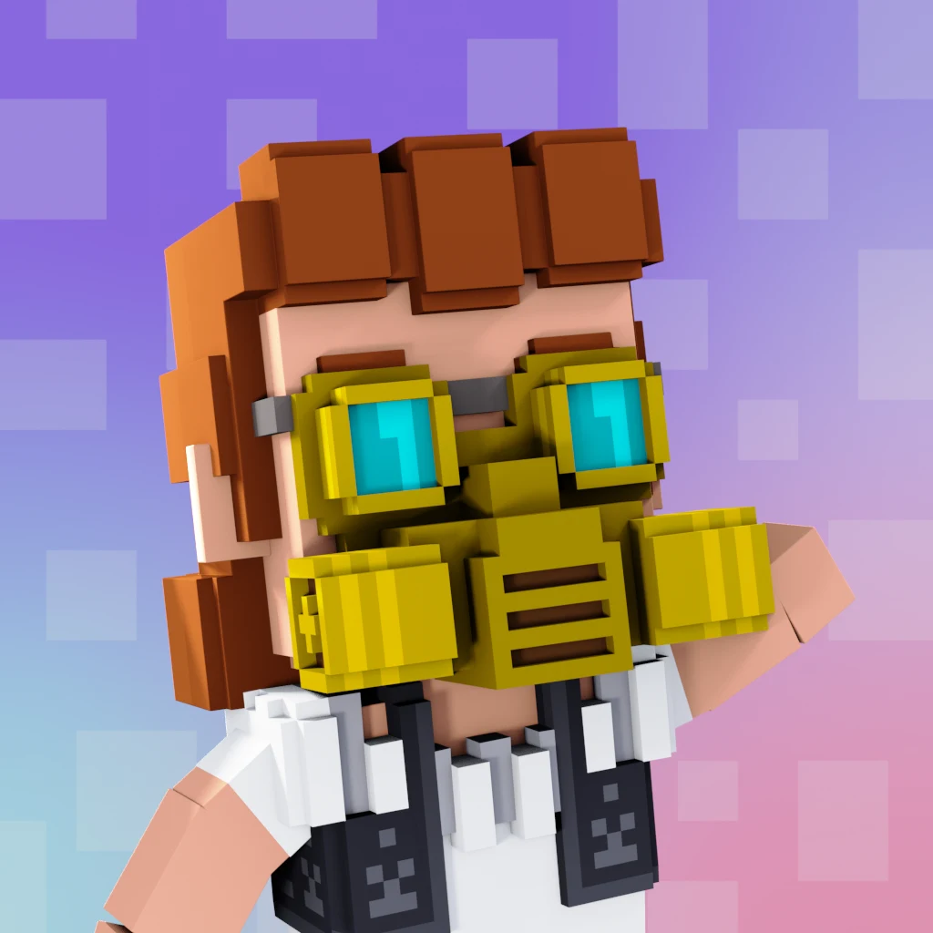 Pirate #5334 voxel render