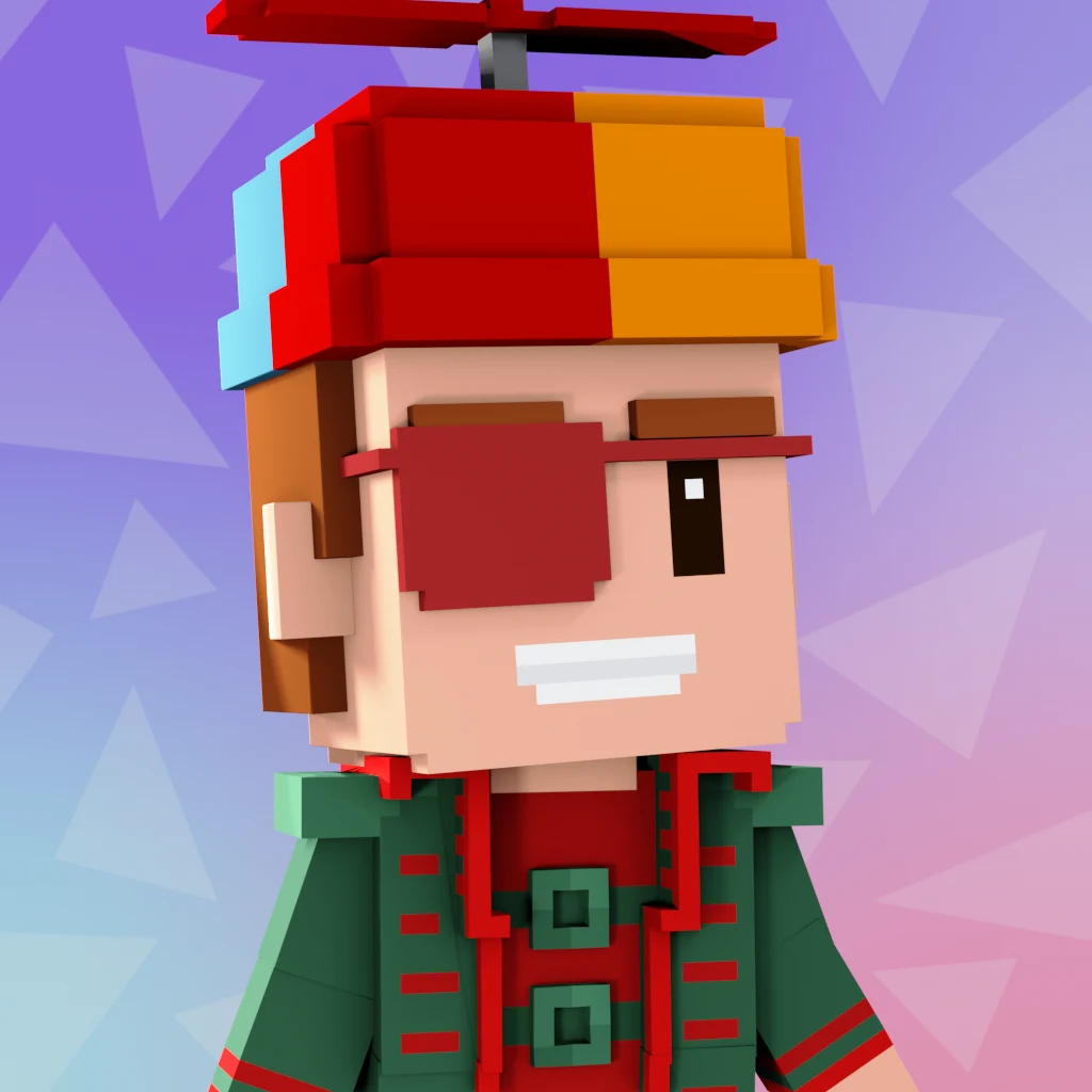 Pirate #5335 voxel render