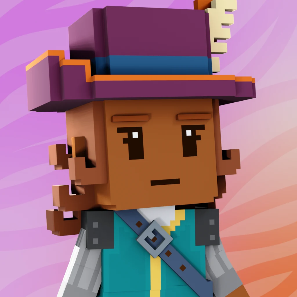 Pirate #5341 voxel render