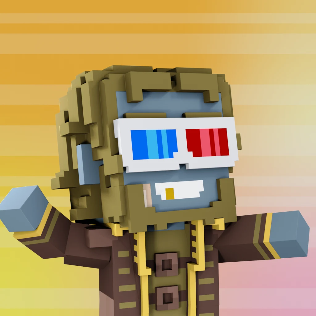 Pirate #5343 voxel render