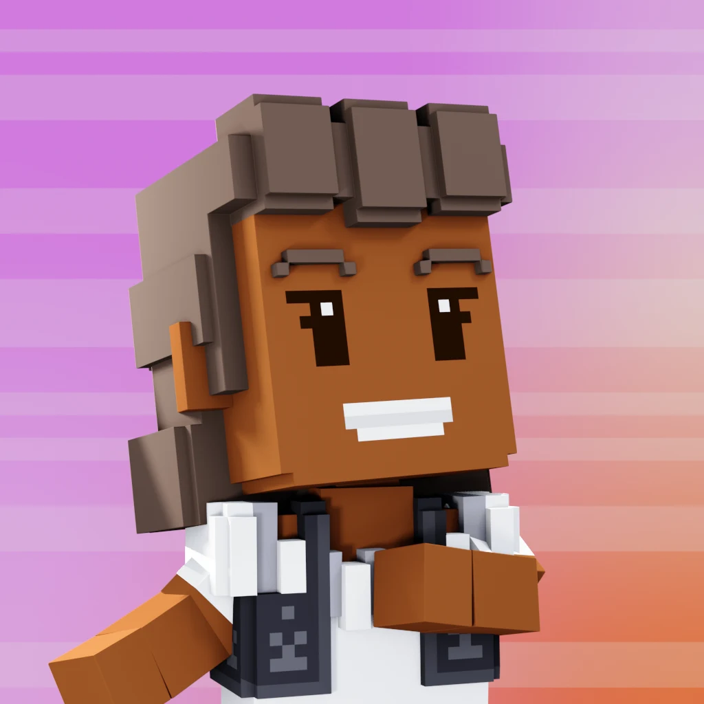 Pirate #5344 voxel render