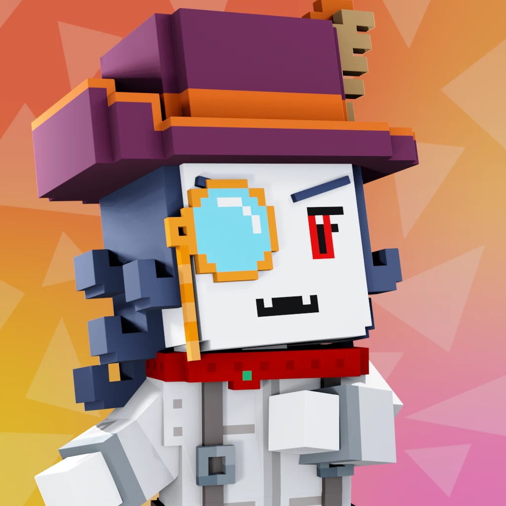 Pirate #5345 voxel render