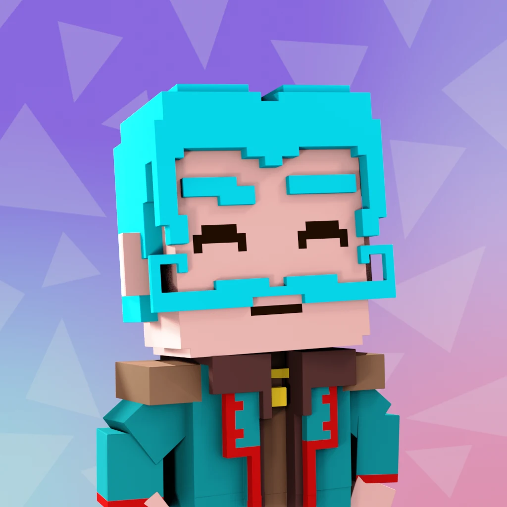 Pirate #5347 voxel render