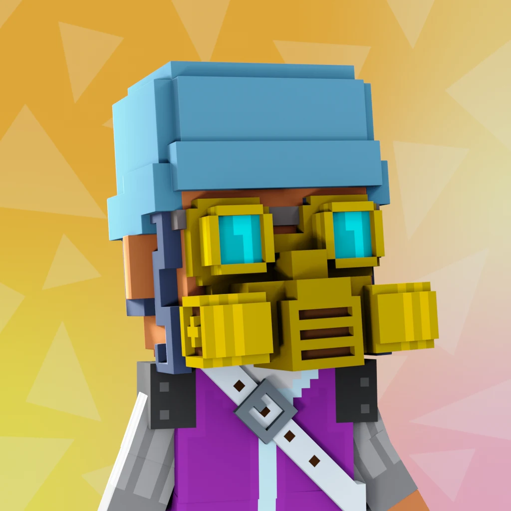 Pirate #5348 voxel render