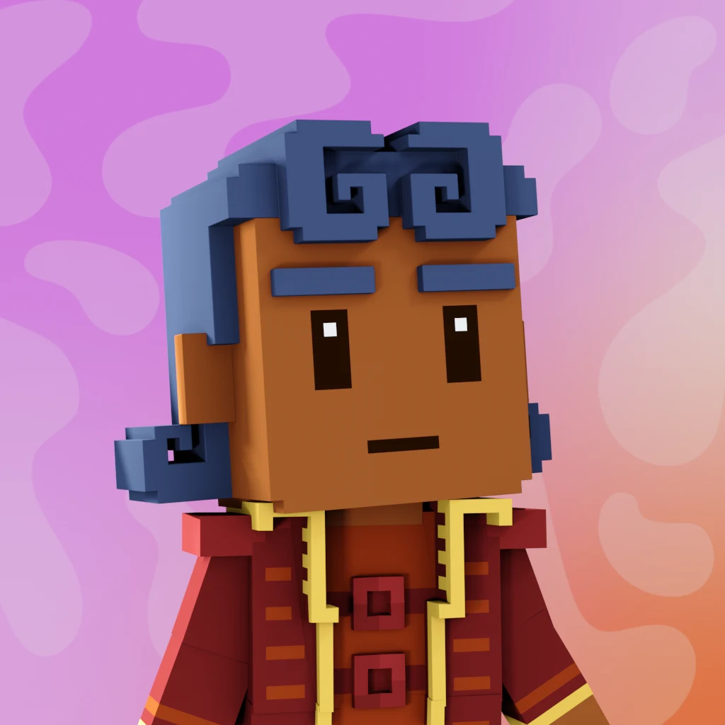 Pirate #5349 voxel render
