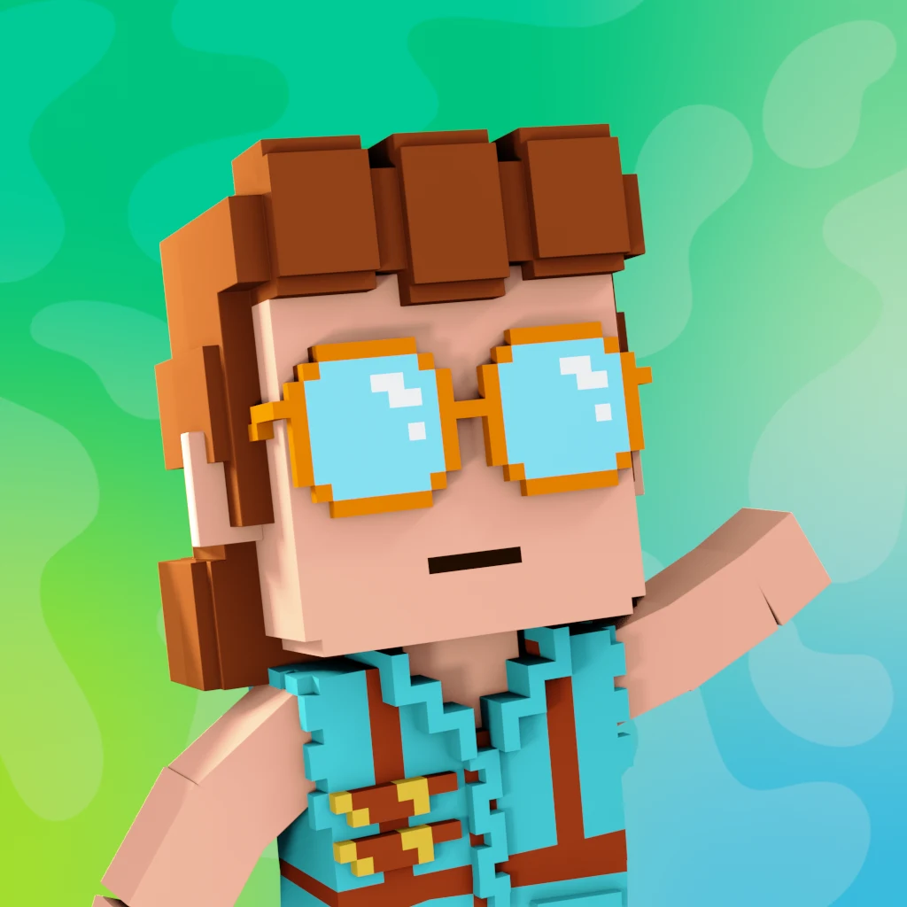 Pirate #535 voxel render