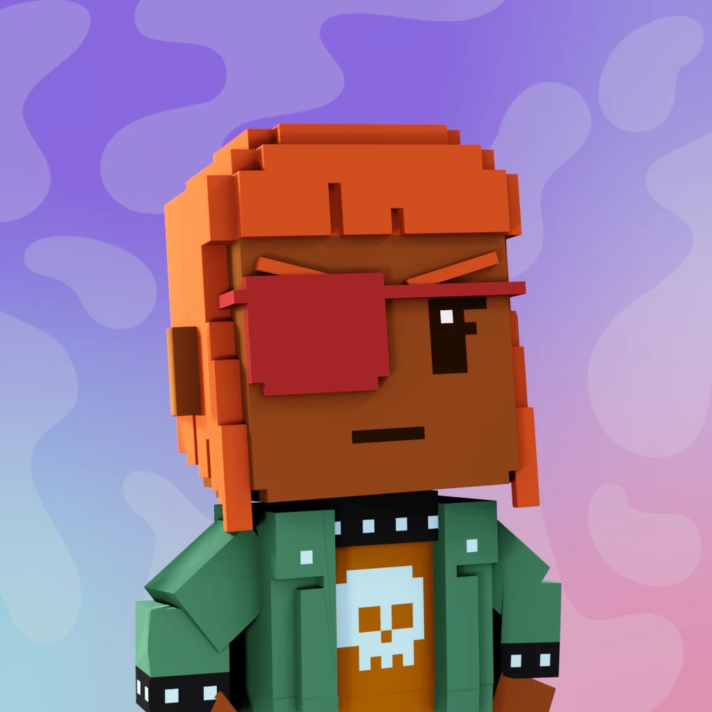 Pirate #5350 voxel render