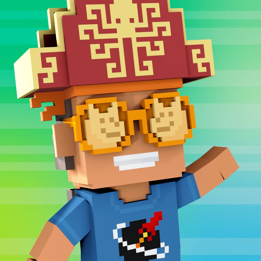 Pirate #5352 voxel render