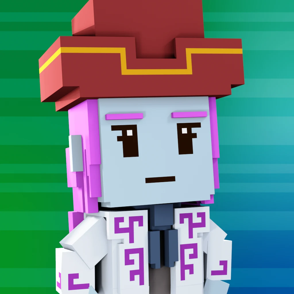 Pirate #5354 voxel render