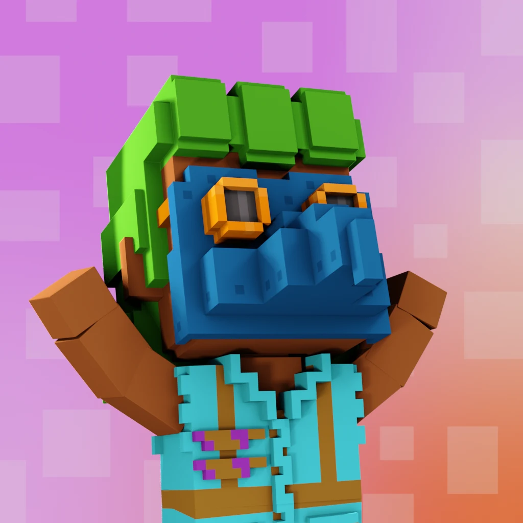 Pirate #5355 voxel render