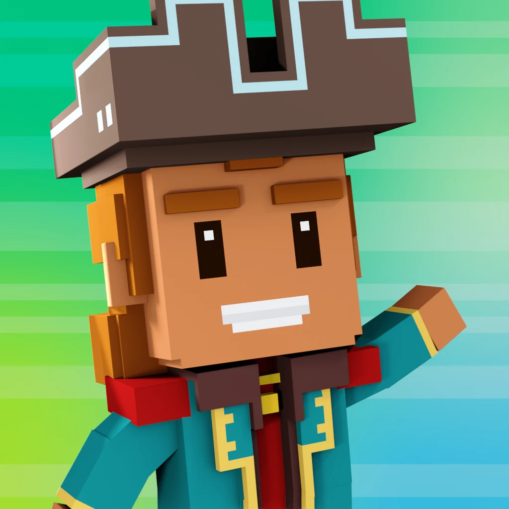 Pirate #5357 voxel render