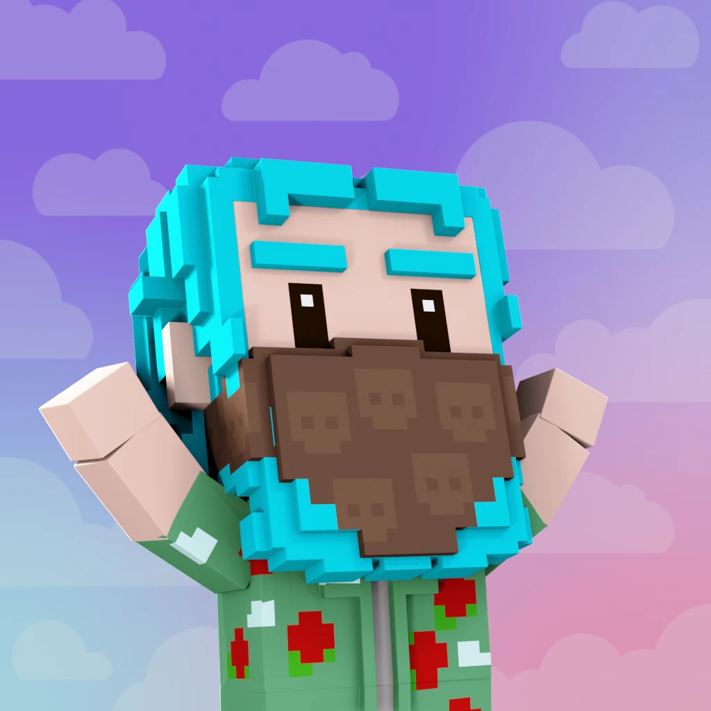 Pirate #5361 voxel render