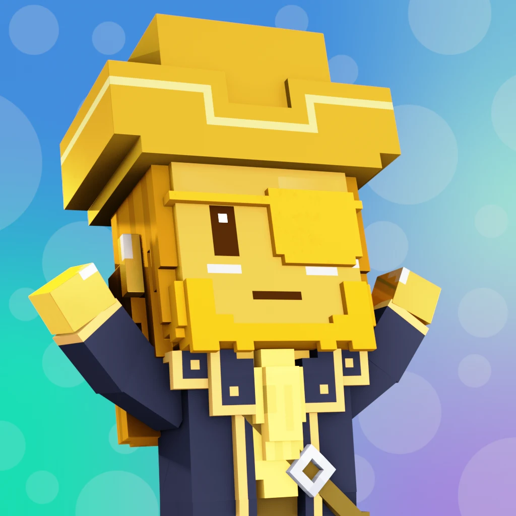 Pirate #5362 voxel render