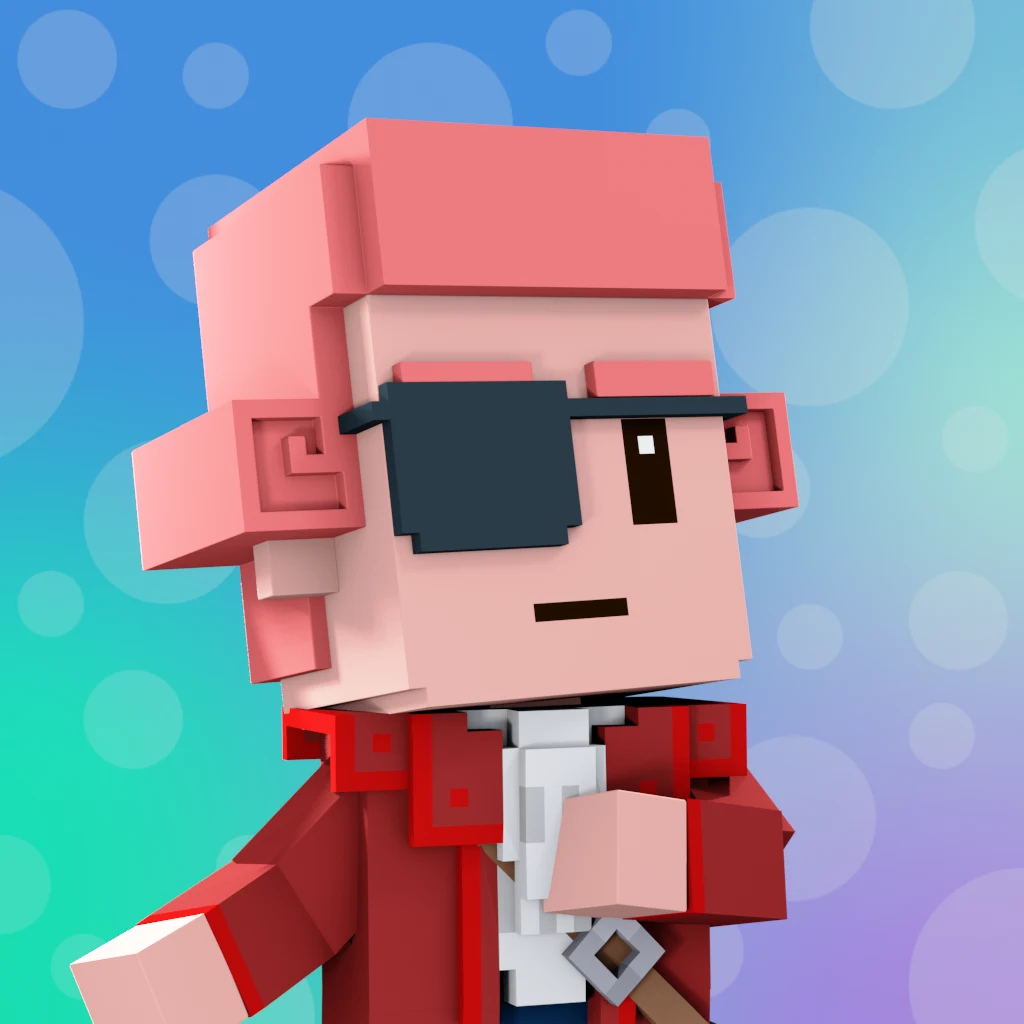 Pirate #5363 voxel render