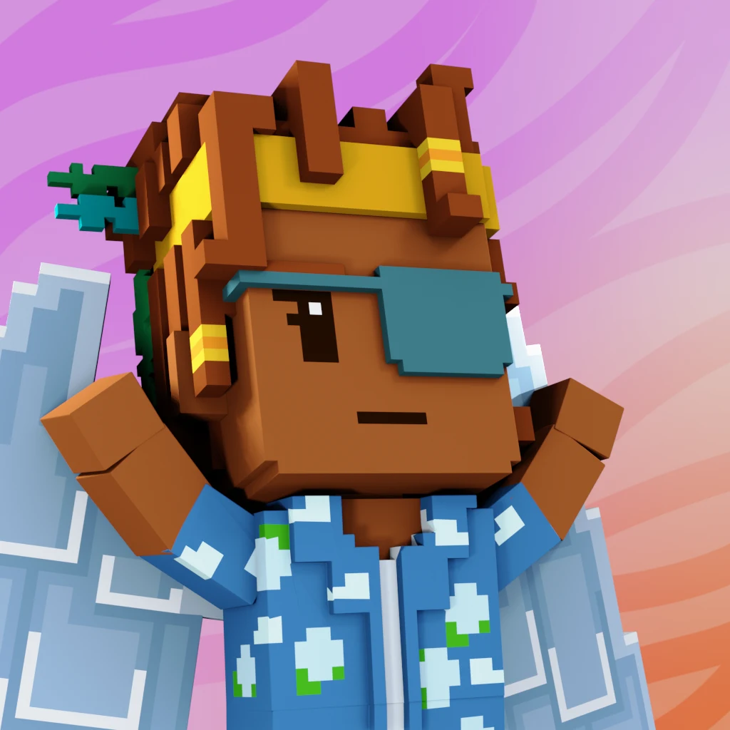 Pirate #5368 voxel render