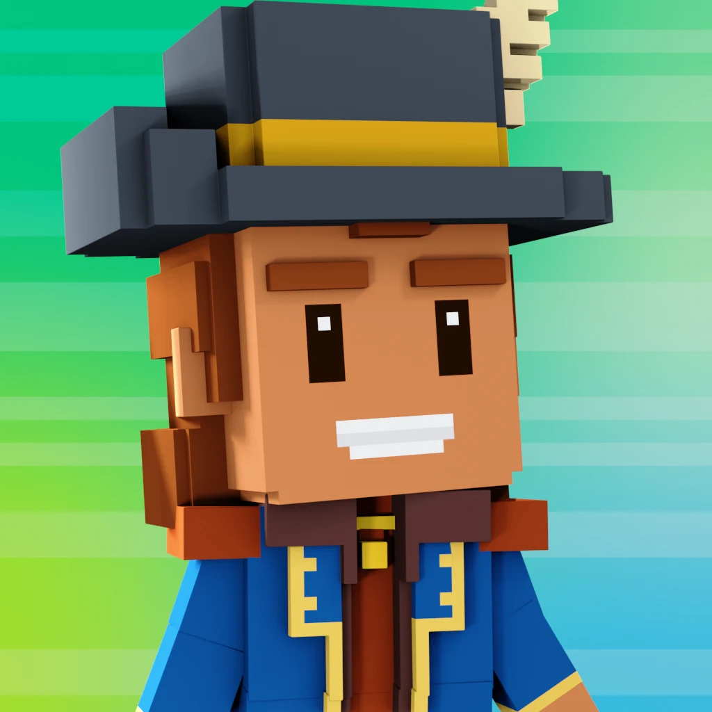 Pirate #5370 voxel render