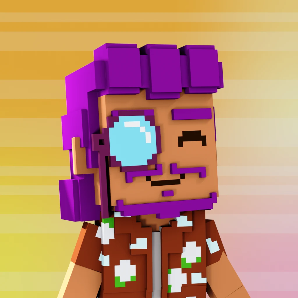 Pirate #5373 voxel render