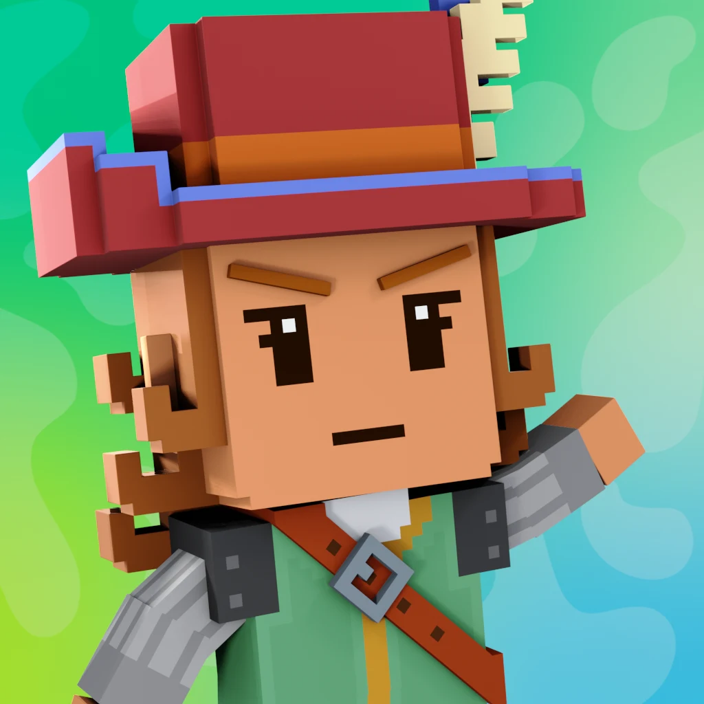 Pirate #5374 voxel render