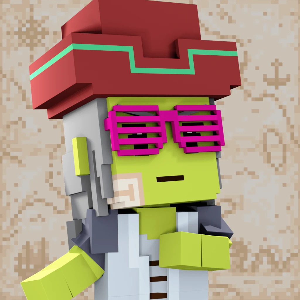 Pirate #5375 voxel render