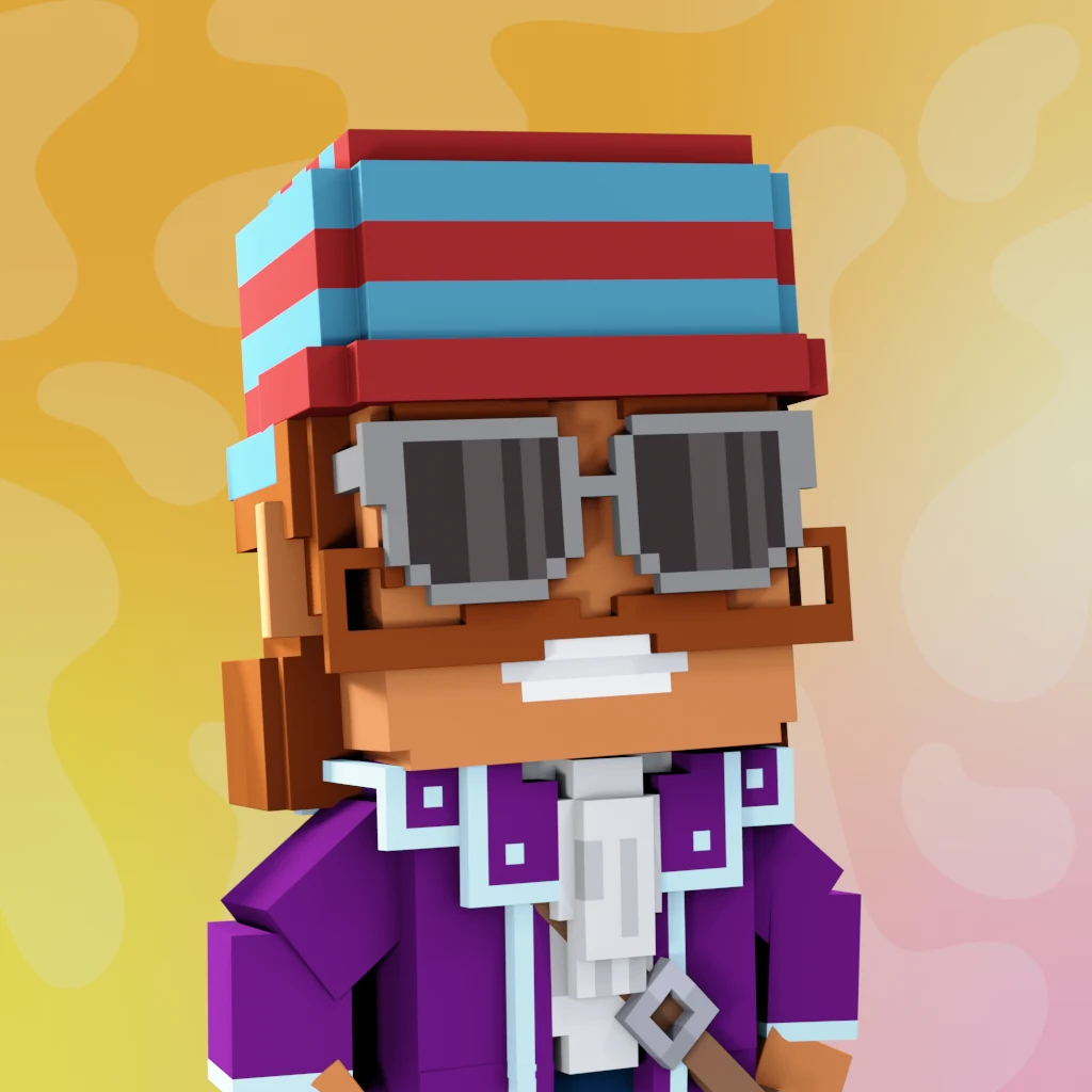 Pirate #5379 voxel render
