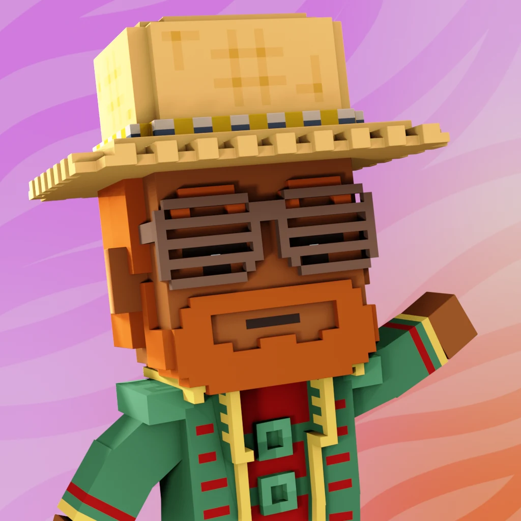 Pirate #538 voxel render
