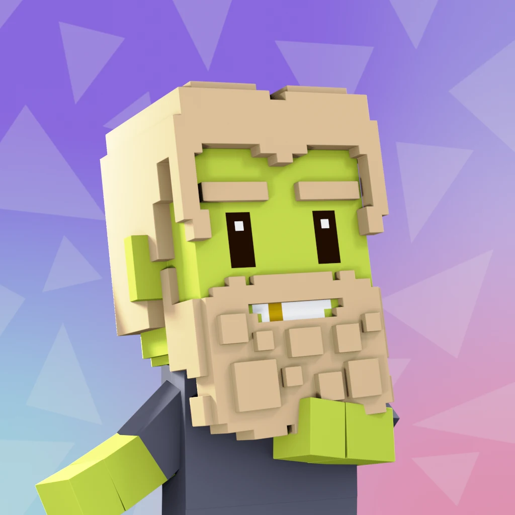 Pirate #5380 voxel render