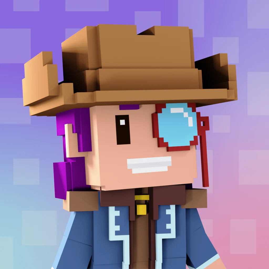 Pirate #5381 voxel render