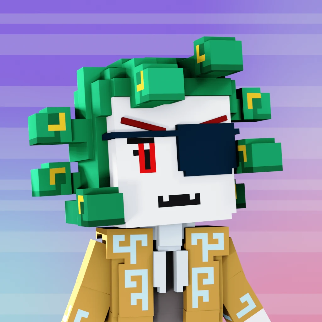 Pirate #5382 voxel render