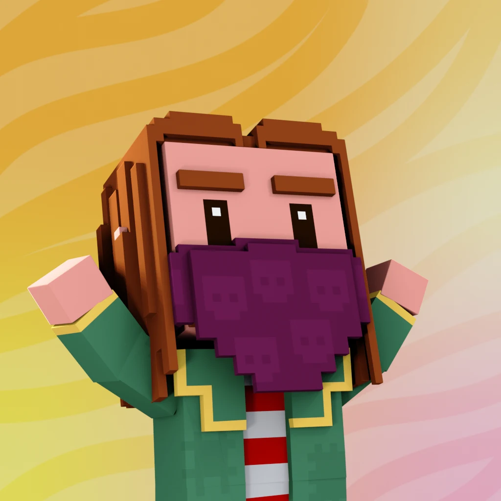 Pirate #5384 voxel render