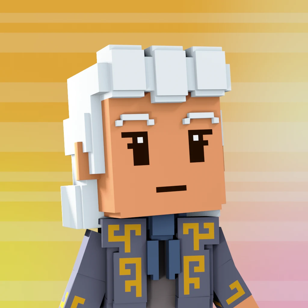Pirate #5386 voxel render
