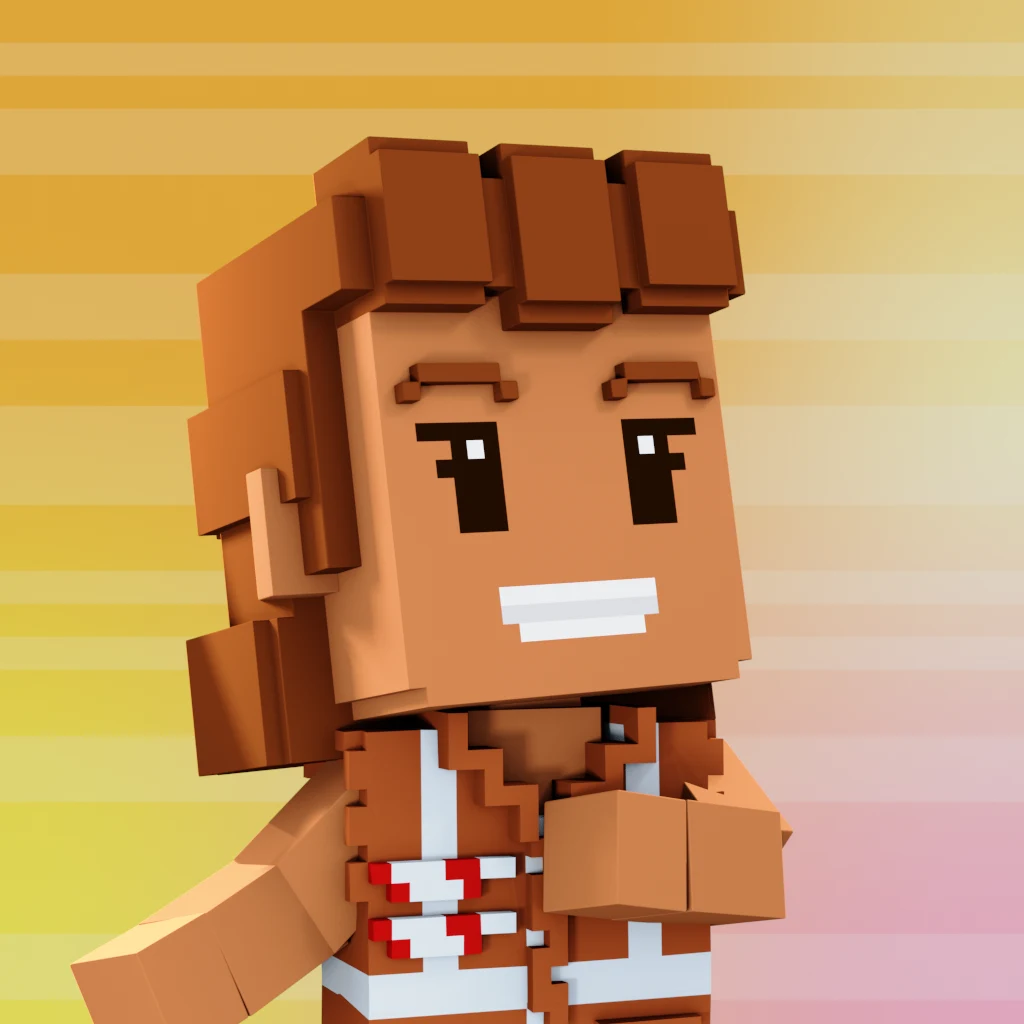 Pirate #5390 voxel render