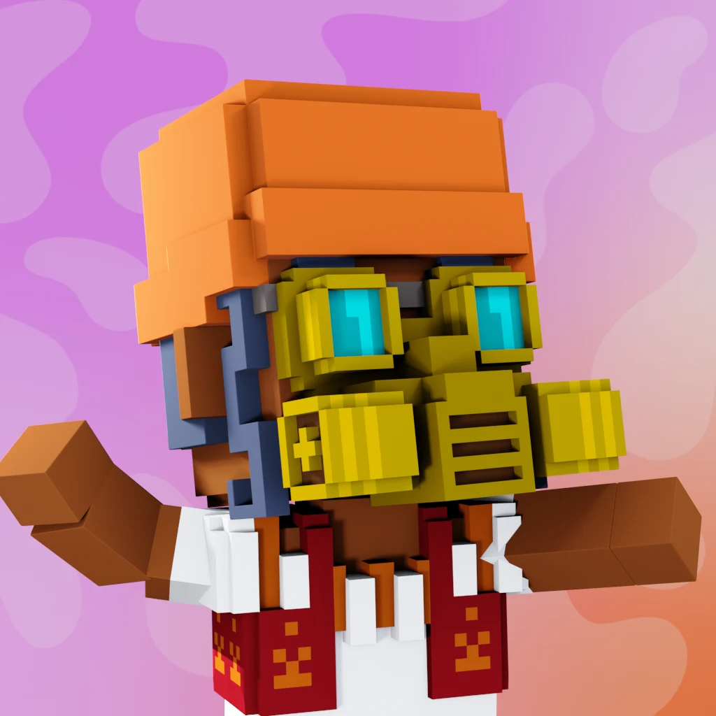 Pirate #5391 voxel render