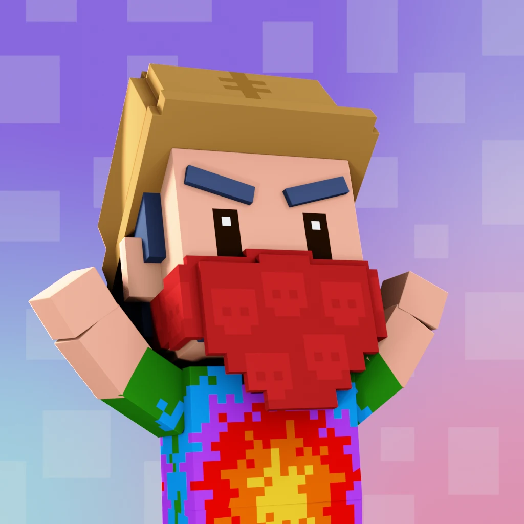 Pirate #5393 voxel render