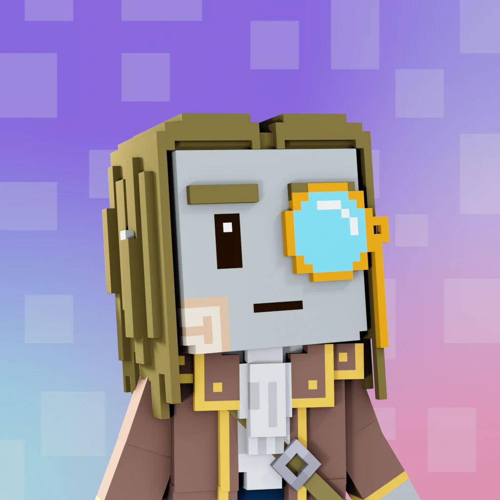 Pirate #5394 voxel render