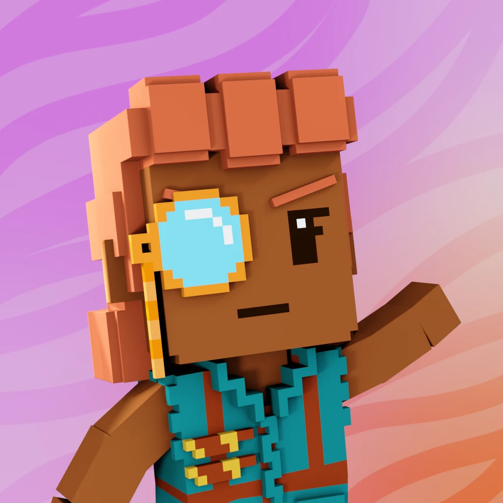 Pirate #5397 voxel render