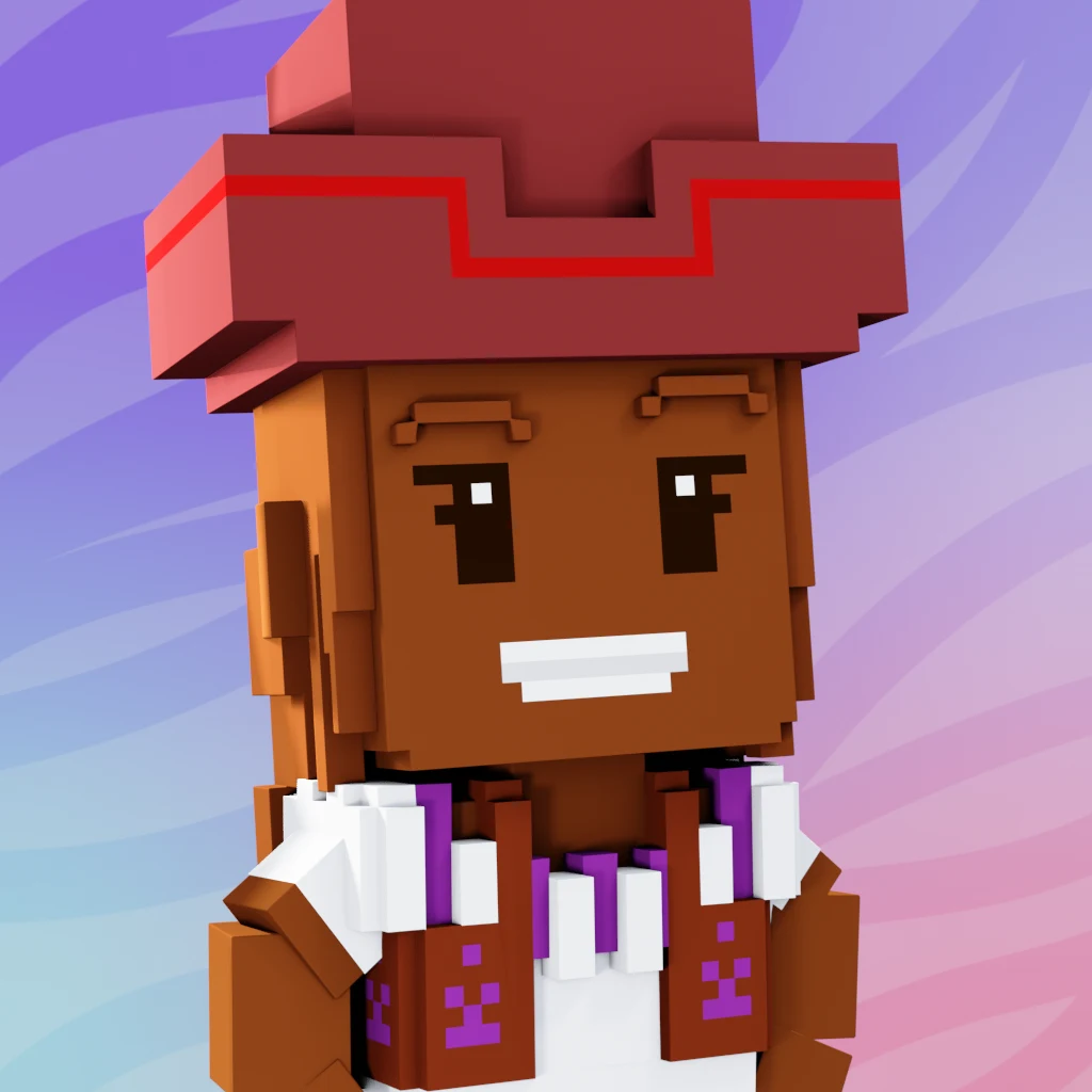 Pirate #540 voxel render